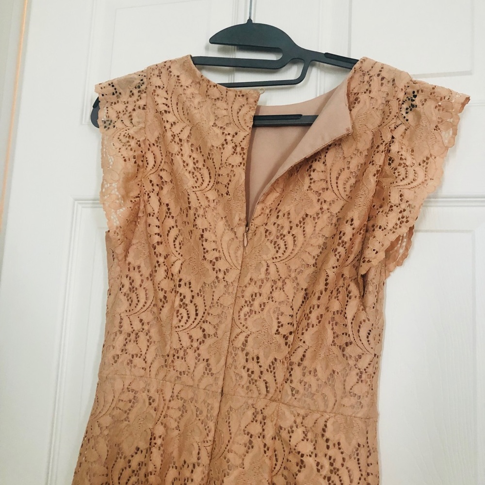 Zara blush Lace Dress - Picture 3 of 3